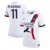 Echipament fotbal Paris Saint-Germain Marco Asensio #11 Tricou Deplasare 2024-25 pentru femei maneca scurta